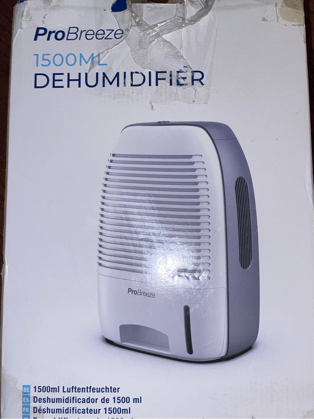 Probreeze Portable Dehumidifier Open Box